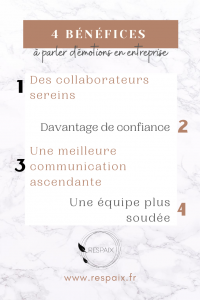 Parler de ses émotions permet de moins les subir, et de mieux les gérer. Permettre à chacun de parler de ses émotions en entreprise peut se révéler bien plus utile qu'on ne le pense. 