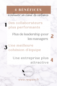 Comment développer la confiance en entreprise pour booster la performance